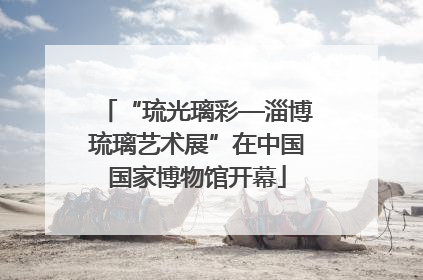 “琉光璃彩—淄博琉璃艺术展”在中国国家博物馆开幕