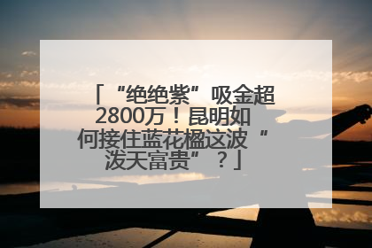 “绝绝紫”吸金超2800万！昆明如何接住蓝花楹这波“泼天富贵”？
