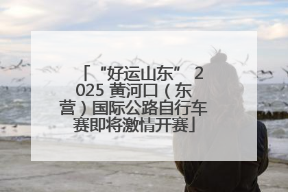 “好运山东” 2025 黄河口（东营）国际公路自行车赛即将激情开赛