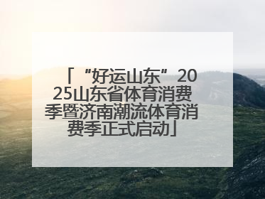 “好运山东”2025山东省体育消费季暨济南潮流体育消费季正式启动