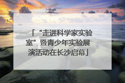 “走进科学家实验室”暨青少年实验展演活动在长沙启幕