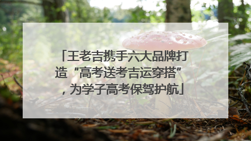 王老吉携手六大品牌打造“高考送考吉运穿搭”，为学子高考保驾护航