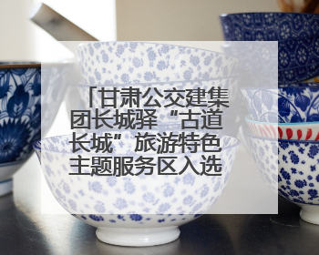 甘肃公交建集团长城驿“古道长城”旅游特色主题服务区入选中国公路学会“2025年度交通与旅游融合创新项目”