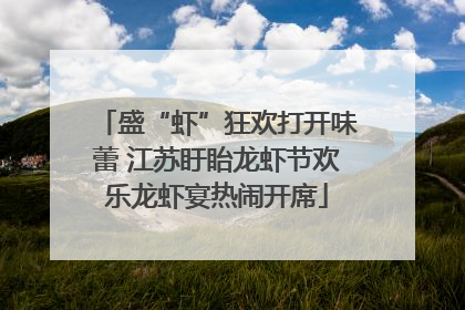 盛“虾”狂欢打开味蕾 江苏盱眙龙虾节欢乐龙虾宴热闹开席