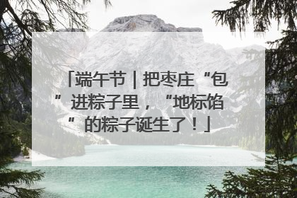 端午节｜把枣庄“包”进粽子里，“地标馅”的粽子诞生了！
