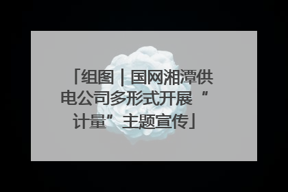 组图｜国网湘潭供电公司多形式开展“计量”主题宣传