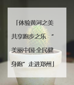 体验黄河之美 共享跑步之乐 “美丽中国·全民健身跑”走进郑州