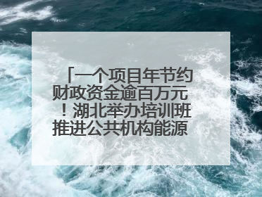 一个项目年节约财政资金逾百万元！湖北举办培训班推进公共机构能源费用托管工作