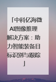 中科亿海微AI图像推理解决方案：助力智能装备目标识别与跟踪