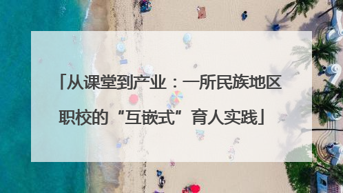 从课堂到产业：一所民族地区职校的“互嵌式”育人实践