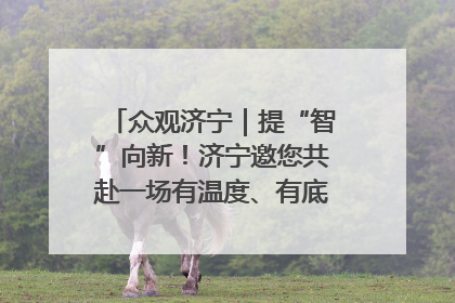 众观济宁｜提“智”向新！济宁邀您共赴一场有温度、有底气的“智造”之约