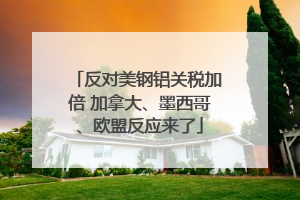 反对美钢铝关税加倍 加拿大、墨西哥、欧盟反应来了