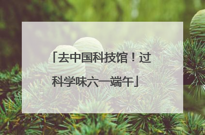 去中国科技馆！过科学味六一端午