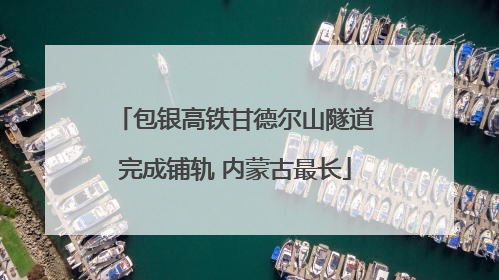 包银高铁甘德尔山隧道完成铺轨 内蒙古最长