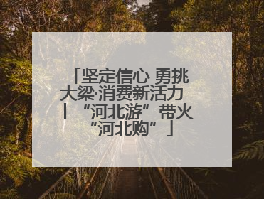 坚定信心 勇挑大梁·消费新活力丨“河北游”带火“河北购”