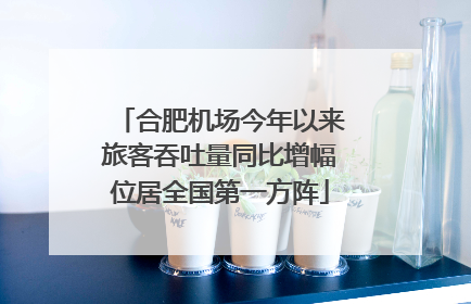合肥机场今年以来旅客吞吐量同比增幅位居全国第一方阵