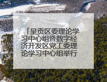 呈贡区委理论学习中心组暨数字经济开发区党工委理论学习中心组举行2025年第七次学习会议