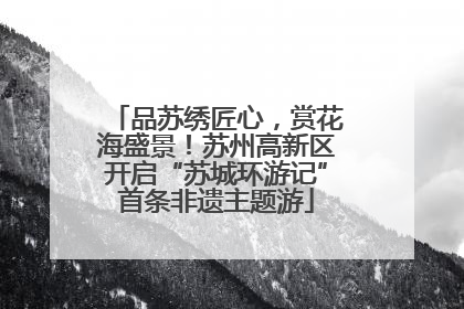品苏绣匠心，赏花海盛景！苏州高新区开启“苏城环游记”首条非遗主题游
