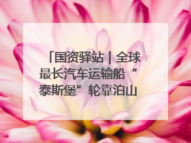 国资驿站｜全球最长汽车运输船“泰斯堡”轮靠泊山东港口烟台港；渤海最大油气平台完成浮托安装