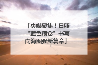 央媒聚焦！日照“蓝色粮仓”书写向海图强新篇章
