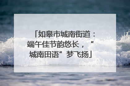 如皋市城南街道：端午佳节韵悠长，“城南田语”梦飞扬