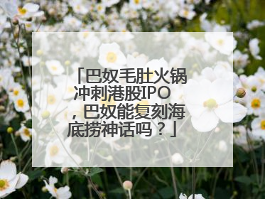 巴奴毛肚火锅冲刺港股IPO，巴奴能复刻海底捞神话吗？