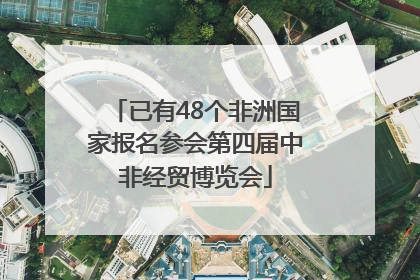 已有48个非洲国家报名参会第四届中非经贸博览会