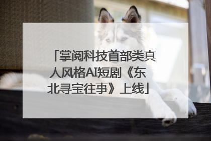 掌阅科技首部类真人风格AI短剧《东北寻宝往事》上线