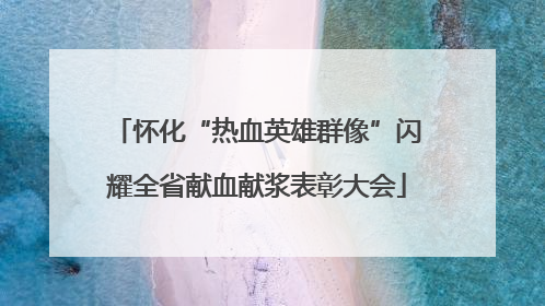 怀化“热血英雄群像”闪耀全省献血献浆表彰大会