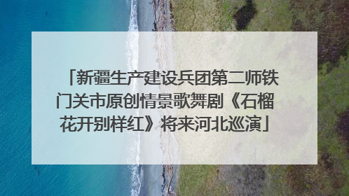 新疆生产建设兵团第二师铁门关市原创情景歌舞剧《石榴花开别样红》将来河北巡演