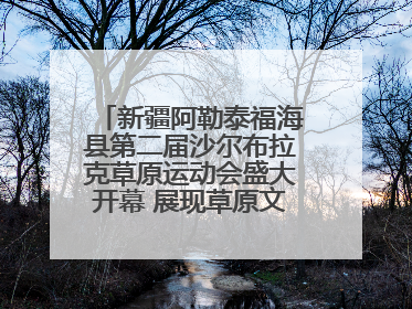 新疆阿勒泰福海县第二届沙尔布拉克草原运动会盛大开幕 展现草原文化魅力