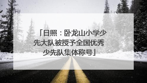 日照：卧龙山小学少先大队被授予全国优秀少先队集体称号