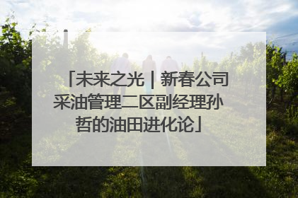 未来之光｜新春公司采油管理二区副经理孙哲的油田进化论