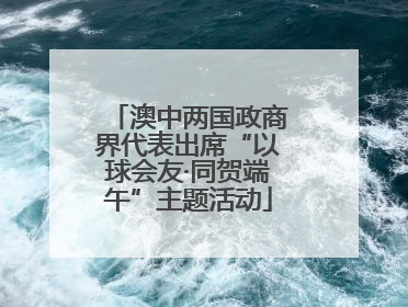 澳中两国政商界代表出席“以球会友·同贺端午”主题活动