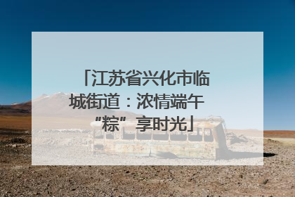 江苏省兴化市临城街道：浓情端午 “粽”享时光