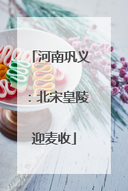 河南巩义：北宋皇陵迎麦收