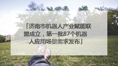 济南市机器人产业赋能联盟成立，第一批87个机器人应用场景需求发布
