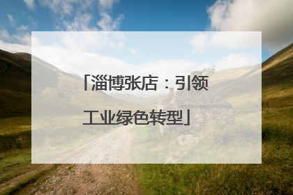 淄博张店：引领工业绿色转型
