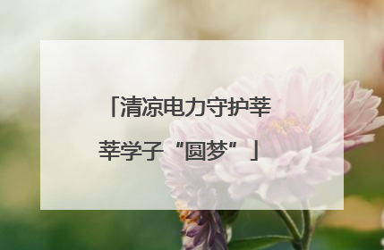 清凉电力守护莘莘学子“圆梦”