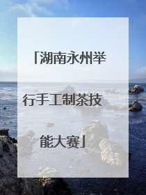 湖南永州举行手工制茶技能大赛