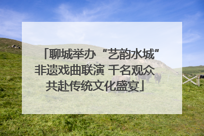 聊城举办“艺韵水城”非遗戏曲联演 千名观众共赴传统文化盛宴