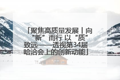 聚焦高质量发展丨向“新”而行 以“质”致远——透视第34届哈洽会上的创新动能