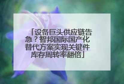 设备巨头供应链告急？智邦国际国产化替代方案实现关键件库存周转率翻倍