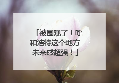 被围观了！呼和浩特这个地方未来感超强！