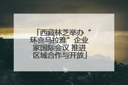 西藏林芝举办“环喜马拉雅”企业家国际会议 推进区域合作与开放