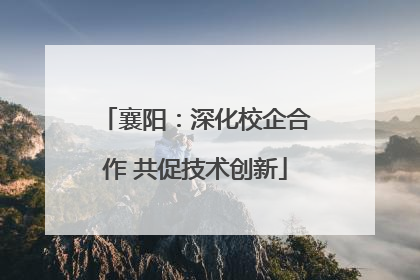 襄阳：深化校企合作 共促技术创新