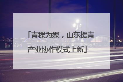 青稞为媒，山东援青产业协作模式上新