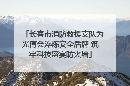 长春市消防救援支队为光博会淬炼安全盾牌 筑牢科技盛宴防火墙