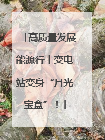 高质量发展能源行丨变电站变身“月光宝盒”！