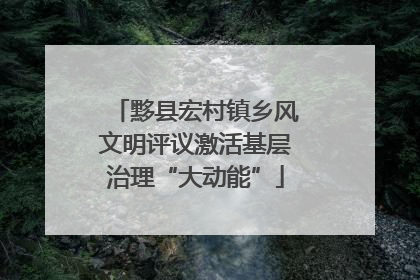 黟县宏村镇乡风文明评议激活基层治理“大动能”